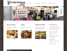 Tablet Screenshot of frederiksberg-diner.dk
